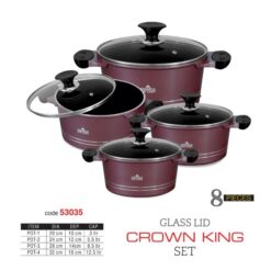 Crown King Set (Geschikt voor alle warmtebronnen)