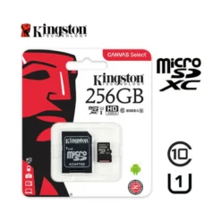 Kingston MicroSD + Adapter 256GB Class 10