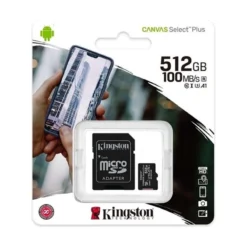 Kingston MicroSD + Adapter 512GB Class 10
