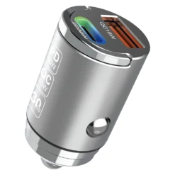 Xssive 30W PD+QC3.0 Fast Car Charger XSS-CC43 - Grijs