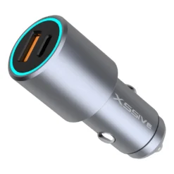 Xssive 53W PD+QC 3.0 Fast Car Charger XSS-CC37 - Zwart