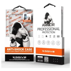 Xssive Anti Shock Case geschikt voor Magsafe iPhone 12 Mini - Clear