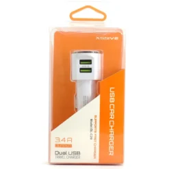 Xssive Duo Car Charger Adapter XSS-C29 - Wit