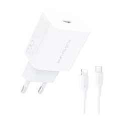 Xssive PD 20W 2in1 Charger+Cable Type-C to iPhone AC65PD - Wit