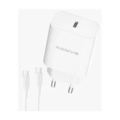 Xssive PD 20W Quick Charger+C-C Kabel XSS-AC65NW - Wit