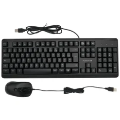 Xssive XSS-KMSET2 WIRED Keyboard & Mouse Combo AZERTY