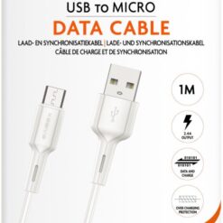 Xssive Micro USB Cable 1m XSS-PVC100M - Wit