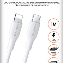 Xssive TPE Serie 20W Type-C to 8 Pin Cable 1m XSS-TPE1MCL - Wit