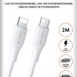 Xssive TPE Serie 20W Type-C to 8 Pin Cable 2m XSS-TPE2MCL - Wit