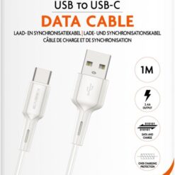 Xssive USB Cable Type-C 1m XSS-PVC100C - Wit
