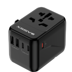 Xssive Worldwide Adapter 35W PD XSS-TR4B - Zwart